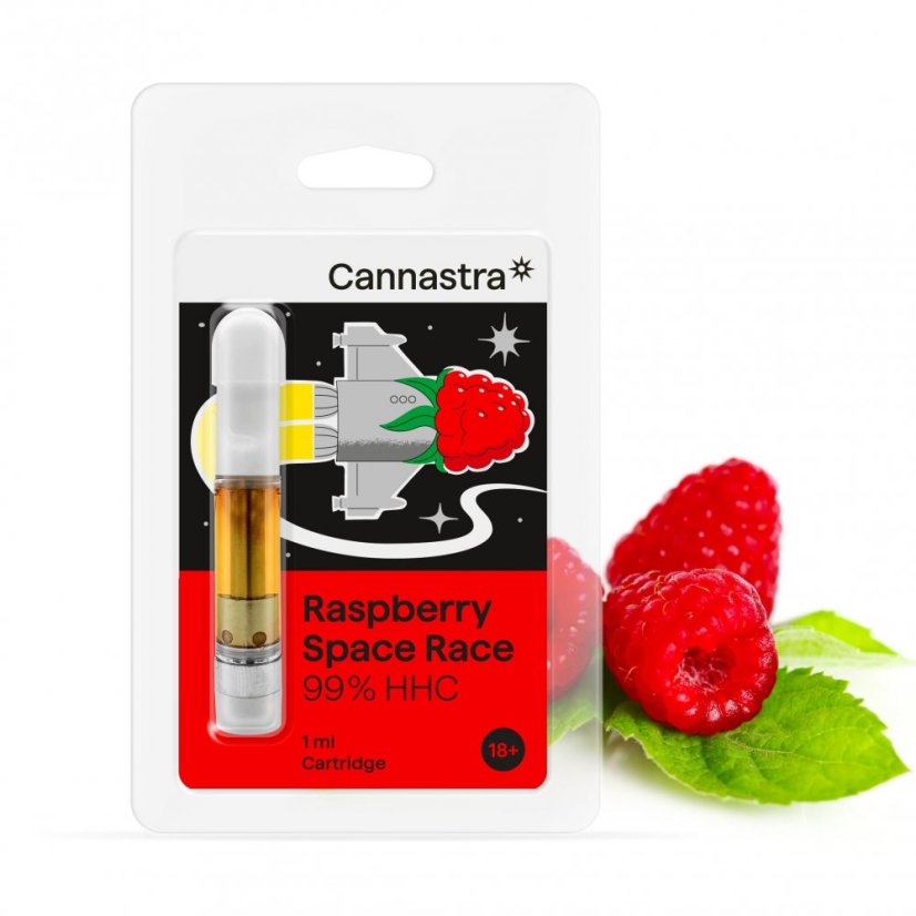 Cannastra HHC kazetta Raspberry Space Race, 99 %, 1 ml