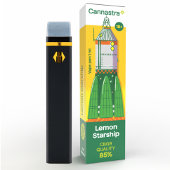 Cannastra CBG9 Vape Pen Lemon csillaghajó, CBG9 85%-os minőség, 1ml