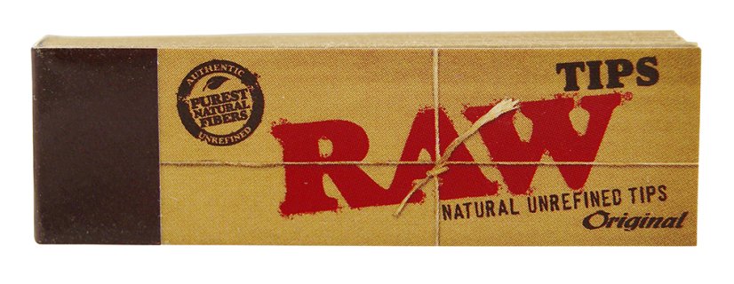 RAW オリジナルチップ未漂白フィルター - 50 個入りボックス