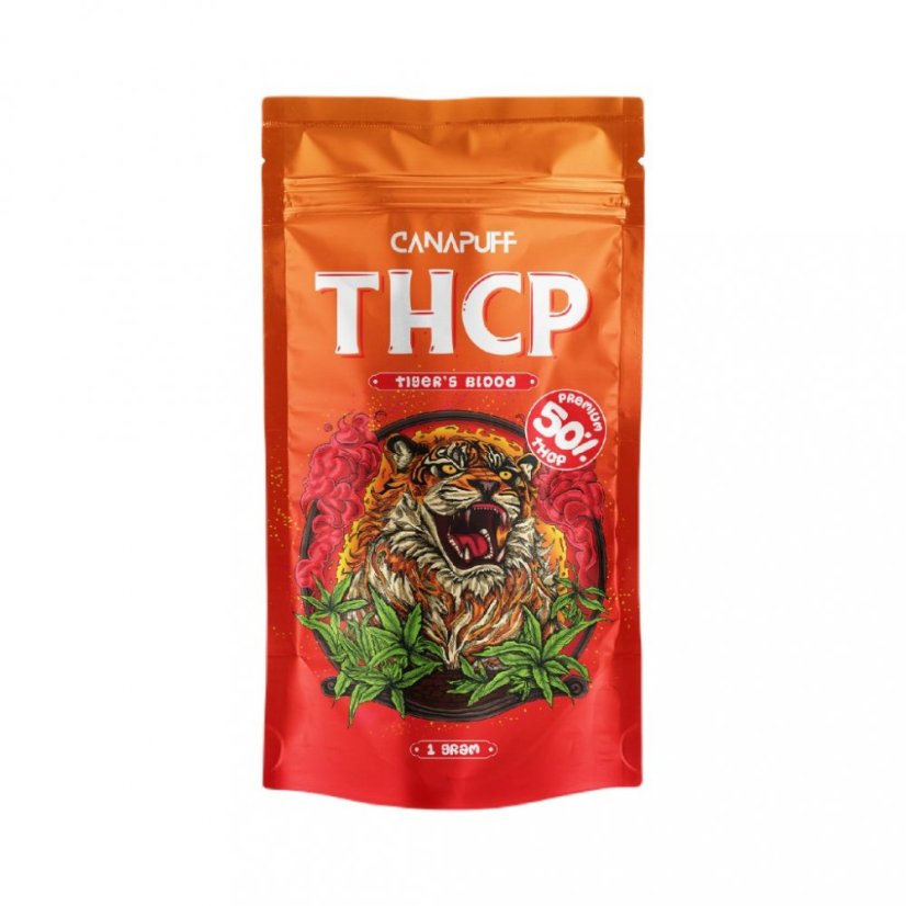 CanaPuff THCp floare SANGELE DE TIGRU, 50% THCp, 1 g - 5 g