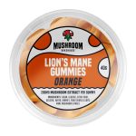Mushroom Bakehouse lõvilaka kummikommid Apelsin, 200 mg, 40 g