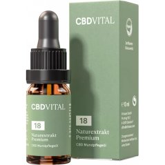 CBD Vital estratt naturali Premium CBD oil, 18% CBD, 10 ml