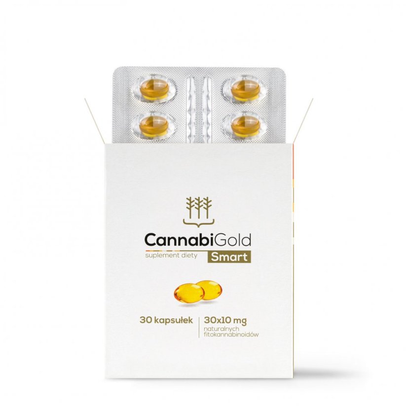 CannabiGold Smart CBD Kapseln, 30 Stk. x 10 mg, 300 mg CBD, (30 g)