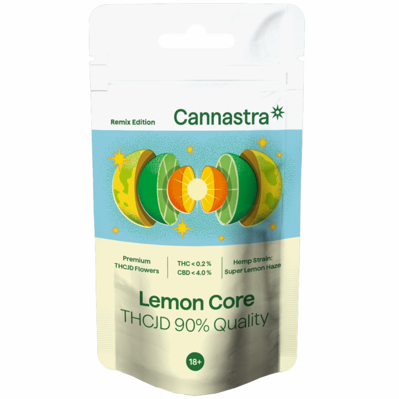 Cannastra THCJD Flower Lemon Core, THCJD 90 % Qualität, 1 g – 100 g