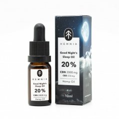 Hemnia Good Night´s Sleep Hemp oil 20%, 6000 mg CBN, 750 mg CBD, 30 ml