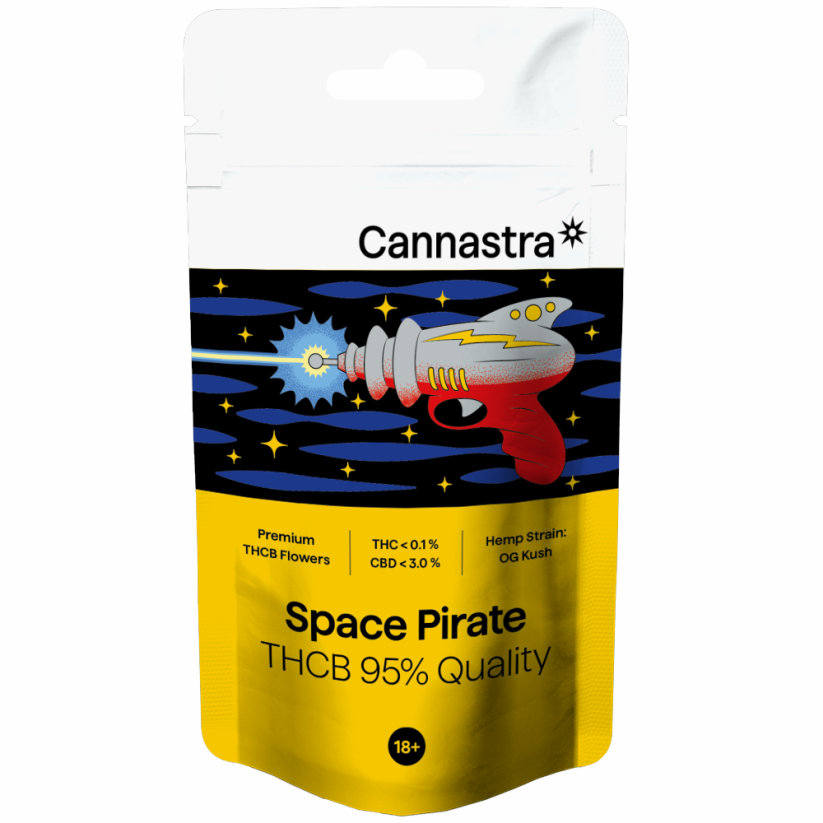 Cannastra THCB Flower Space Pirate, THCB 95% kvalitete, 1g - 100 g