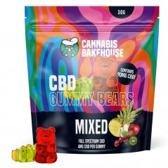 Cannabis Bakehouse CBD gyümölcs gumicukor - 30g, 22 pcs x 4 mg CBD