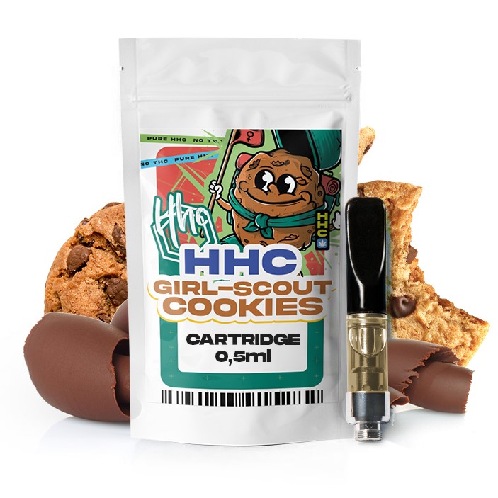 Tšekin CBD HHC patruuna Girl Scout Cookies, 94 %, 0,5 ml