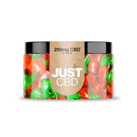 JustCBD Cherry Gummies 250 mg - 750 mg CBD