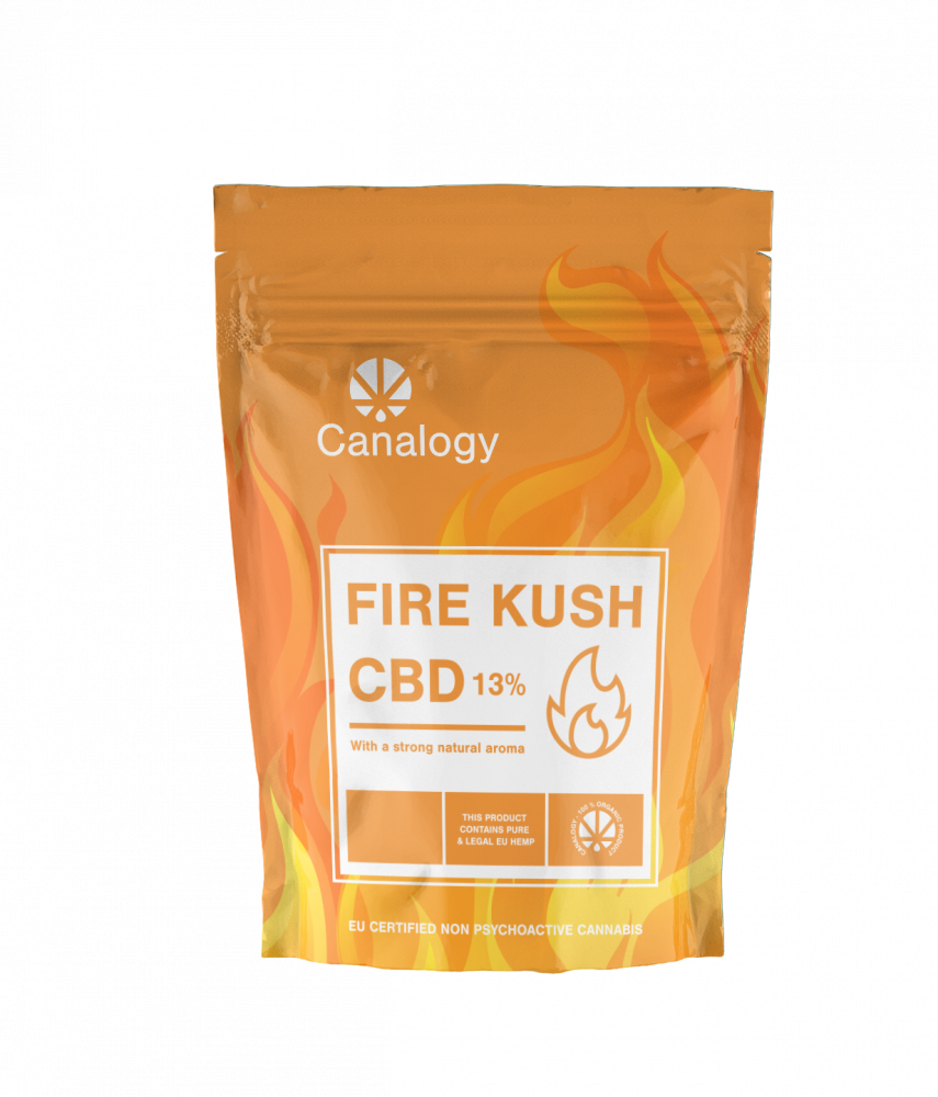 Canalogy CBD Hemp flower Fire Kush 13 %, 1g - 1000g