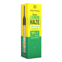 Harmony CDB Bolígrafo - Súper neblina de limón Cartucho - 100 mg de CBD, 1 ml