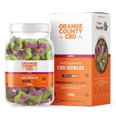 Orange County CBD Gummies Kirschen, 70 Stück, 3200 mg CBD, ( 525 g )