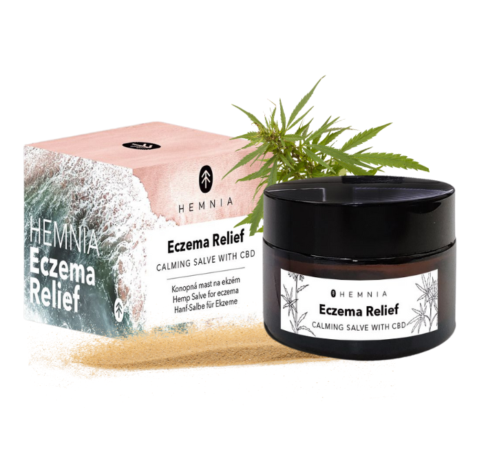 Hemnia Eczema Relief - Universal hemp ointment for eczema, 250 mg CBD