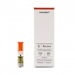Kanabo Revive CBD Cartridge, 55%, 250 mg, 0,5 ml