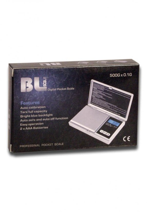 BLscale Digital Scale tara funksjon - Sølv 0,1-500g