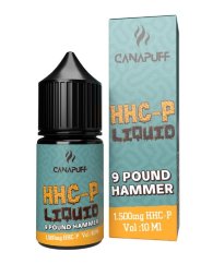 CanaPuff HHCP tekoče 9 funtsko kladivo, 1500 mg, 10 ml