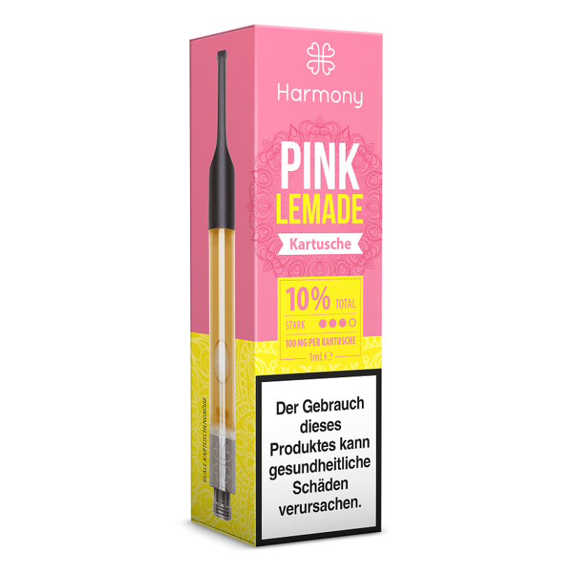 Harmony CBD Cái bút - Nước chanh hồng Hộp mực - 100 mg CBD, 1 ml