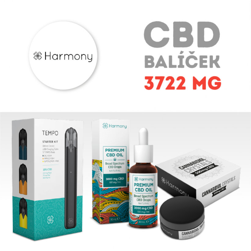 Harmony Forfait CBD Cannabis originaux - 3818 mg