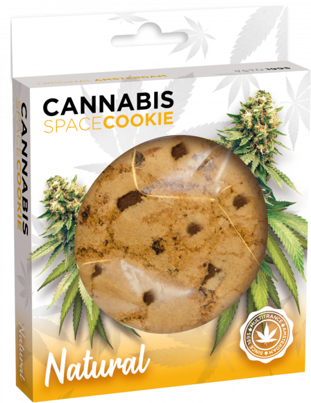 Scatola per biscotti Natural Space alla cannabis
