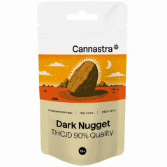 Cannastra THCJD Hash Dark Nugget, THCJD 90% kvalitet, 1g - 100g