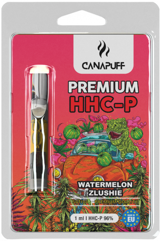 CanaPuff HHCP patron Görögdinnye Zlushie, HHCP 96 %, 1 ml