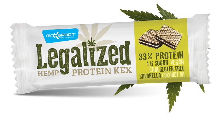 MaxSport Legalized Konopný protein Kex 45g