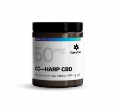 CannaCare Kapsler CC - HARPE CBD Begrænset udgave, 1650 mg