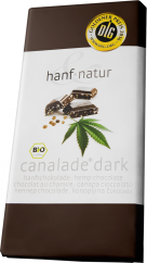 Canalade Bio Organic Hemp Chocolate Amargo - Caixa (10 barras)