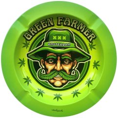 Best Buds Posacenere in metallo, Mr. Green Farmer