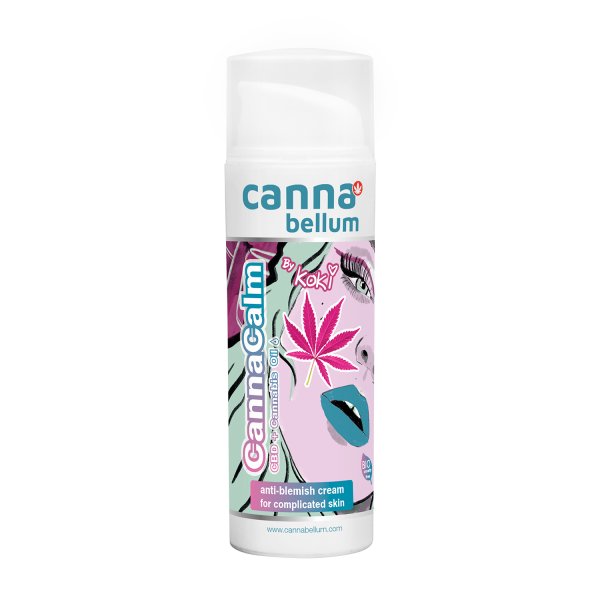 Cannabellum by koki CBD CannaCalm crème pour peaux jeunes et compliquées, 50 ml