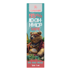 CanaPuff Caneta Vape descartável 10-OH-HHCP Big Bad Bear, 10-OH-HHCP 95%, 1 ml