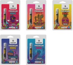 Canapuff HHC Cartridge bundle, 96% HHC, All in One Set - 5 flavours x 0.5 ml
