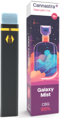 Cannastra CBG Jednorazowy długopis Vape Galaxy Mist, CBG 95%, 1 ml