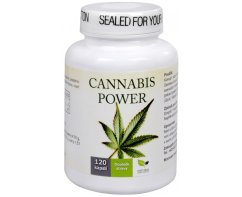 Natural Medicaments Cannabis Power konopné capsle - 120 capslí