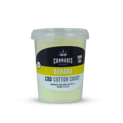 Cannabis Bakehouse CBD Zuckerwatte - Banane, 20 mg CBD, (1 g)