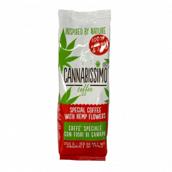 Cannabissimo - káva s konopnými květy s podílem CBD, 250 g