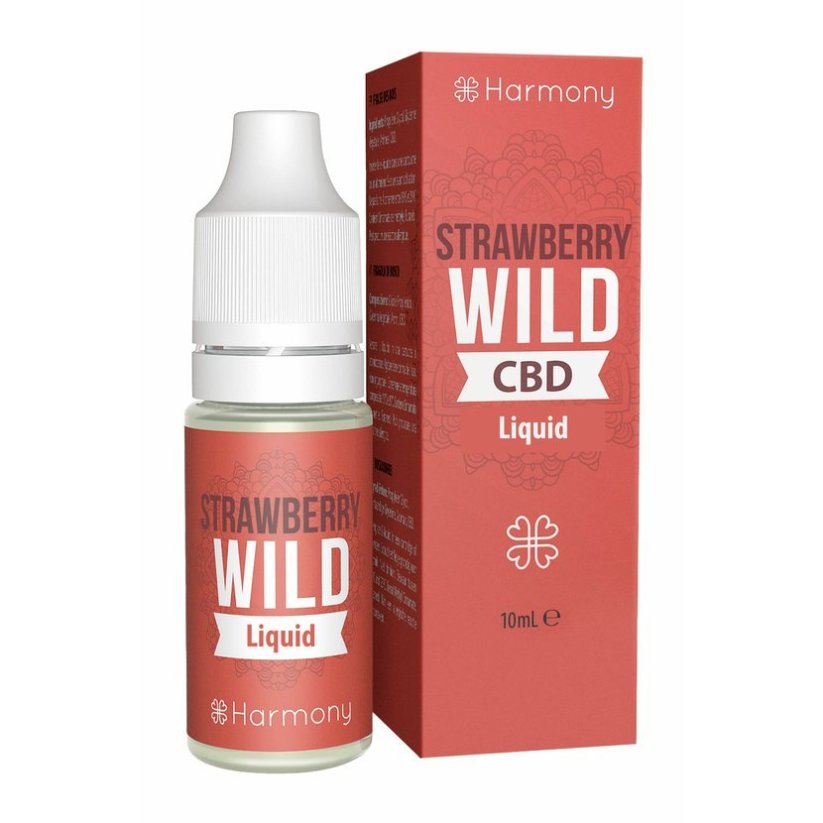 Harmony CBD Liquid Wild Strawberry 10 ml, 30-600 mg CBD:tä