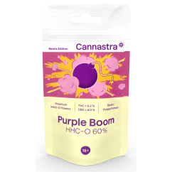 Cannastra HHC-O цвете Purple Boom 60 %, 1 g - 100 g