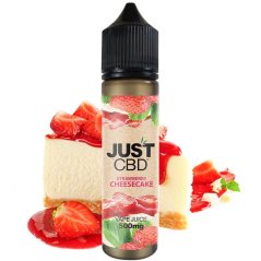 JustCBD CBD væske Jordbær Ostekage, 60 ml, 500 mg - 3000 mg CBD