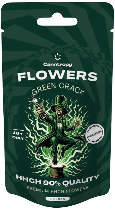 Canntropy HHCH Flower Green Crack, HHCH-kwaliteit 90 %, 1 g - 100 g