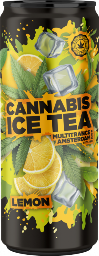 Bebida de té helado de cannabis (250 ml)