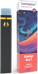 Cannastra CBG9 Jednokratna Vape Pen Stellar Surf, CBG9 85 % kvaliteta, 1 ml
