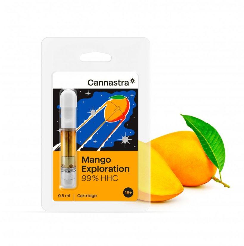 Cannastra HHC Cartridge Mango Exploration, 99%, 0,5 ml