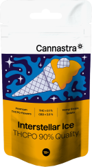 Cannastra THCPO Flower Interstellar Ice, THCPO 90% kvalitet, 1g - 100 g