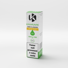 Kanavape Mango Kush liquid, 5 %, 500 mg CBD, 10 ml