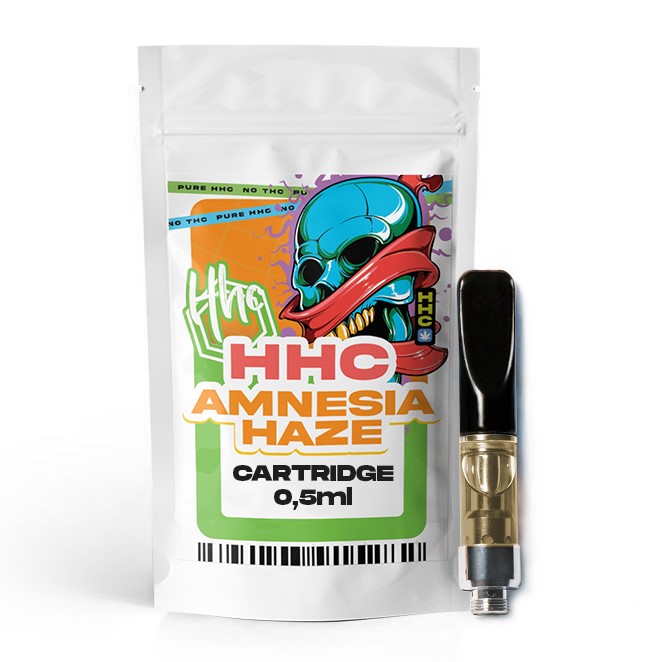 Tjeckisk CBD HHC-patron Amnesia Haze, 94 %, 0,5 ml