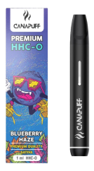CanaPuff Blueberry Haze 96 % HHC-O - Jednorázové vaporizačné pero, 1 ml