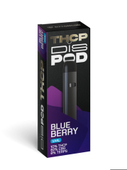 Czech CBD THCP Vape Pen disPOD BlueBerry 10% THCP, 82% CBG, 1 მლ