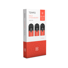 Harmony Tempo 3-Pods Pack - Strawberry, 318 mg CBD