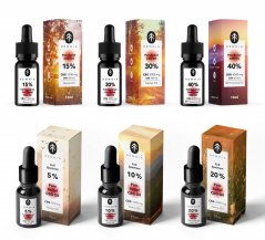 Hemnia Full Spectrum CBG oils 5 % to 40 %, All in One Set - 6 concentrations x 1 pcs